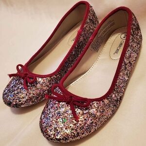 Girl's 2 Cherokee Fleta Glitter Ballet Flat